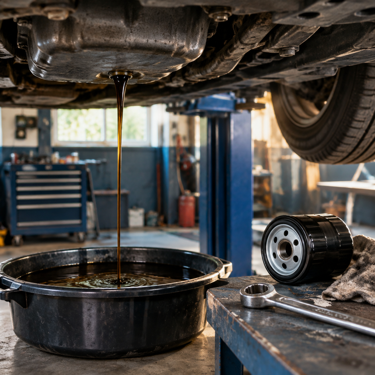 Oil and filter changes